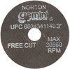 Norton Gemini A Type 01/41 Small Diameter Cut-Off Wheel - 66243411403 - Norton Abrasives