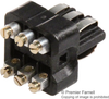 Rectangular Han Insert, Plug, 6Way Screw; Product Range Harting - 01C6244 - Newark, An Avnet Company