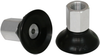 Flat suction cup (round) for smooth or slightly rough surfaces PFYN 30 NBR-55 G1/8-IG - 10.01.01.00088 - Schmalz Inc.
