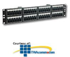 ICC Telco Patch Panel, 6 Position 4 Conductor,  48 Port/2.. - ICMPP048T4 - TelephoneStuff.com