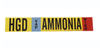 Brady B-681, B-883 Polyester Strap-On Pipe Marker - Printed Msg = AMMONIA - 59924 - 754473-59924 - R. S. Hughes Company, Inc.