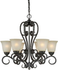 2499-06-64 Mid. Chandeliers-Glass Up - 413489 - Capital Lighting, Inc.