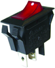 Switch, Rocker Illuminated, Spst, 15A, 250V, Red; Switch Operation Multicomp Pro - 11M0371 - Newark, An Avnet Company