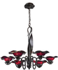10185/6PUR Mid. Chandeliers-Glass Up - 607189 - Capital Lighting, Inc.