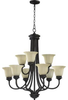 6005-9-95 Mid. Chandeliers-Glass Up - 435943 - Capital Lighting, Inc.