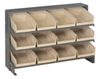 Bins & Systems - 4'' Shelf Bins (QSB Series) - Sloped Shelving Units - Bench Racks - QPRHA-107 - Image