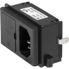 IEC Appliance Inlet C14 with Fuseholder 1- or 2-pole (5x20 mm) -- KP (FH) - Image
