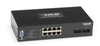 Hardened Managed Ethernet Switch, 8-Port 10/100BASE-TX + 2-Port 100BASE-FX SC Multimode (2 km) - LEH808-2MMSC - Visual Sound, Inc.