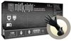 Microflex Midknight MK-296 Black Large Nitrile Powder Free Disposable Gloves - Medical Grade - Rough Finish - 9.6 in Length - 769799-29617 - 769799-29617 - R. S. Hughes Company, Inc.
