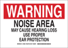 Brady B-401 Polystyrene Rectangle White Personal Protection Equipment (PPE) Sign - 10 in Width x 7 in Height - 129001 - 754473-77915 - R. S. Hughes Company, Inc.