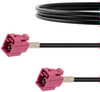 Violet FAKRA Jack to FAKRA Jack Cable 12 Inch Length Using RG174 Coax - FMCA1350H-12 - Fairview Microwave Inc.