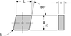 Carbide 80° Diamond Flat Top Insert - CNGN-633 - Greenleaf Corporation