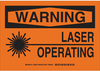 Radiation & Laser Sign - 129327 - Brady Corporation