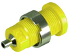 Conn, Banana, Jack, 25A, Solder, Yel; Gender Cal Test Electronics - 52AC2738 - Newark, An Avnet Company