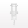 Panel Mount, Female Luer Lock, Barbed, Natural - 61860 - Qosina Corp.