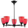 10155/5DR-SC Mid. Chandeliers-Glass Up - 638230 - Capital Lighting, Inc.