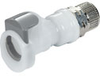 Coupling Body, Valved, 8mm OD Tube, 10/pack -- GO-06353-03