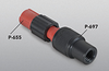 Bulkhead Quick-Stop Luer Valve -- P-699