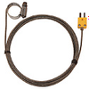 Digi-Sense Type-K Hose Clamp Probe 0.50 -1.50 OD Mini Conn GRD 10Ft SS Braid Cable -- GO-08469-32