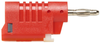 4Mm Banana Plug, Stacking, 36A, Red; Gender Pomona - 25AC2362 - Newark, An Avnet Company