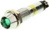Panel Mount Indicator, Led, 7.2Mm, Green, 12V; Led Color Dialight - 30K5085 - Newark, An Avnet Company