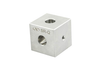 Rod Mounting Cube, 1.5 in. Diameter Posts and Pillars, 1/4-20 Thread - SR-Q - Newport MKS