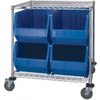 Wire Shelving - Carts - Bin Carts - WRC2-36-3036-976 - Image