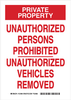 Admittance Sign - 123496 - Brady Corporation