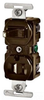 Combination Switch/Receptacle -- 6404BRN - Image