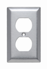 Duplex Receptacle Openings, One Gang, 430 Stainless Steel - SL8 - Legrand