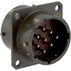 CONNECTOR,THRU BULKHEAD ADAPTER,SIZE 16,8#16 SOLDER PIN AND 8#16 SOLDER SOCKET - 70011523 - Allied Electronics, Inc.