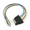 Molded Male 5-Way Connector, 16 Ga. GPT Wire, 12