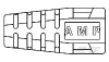 Connector Strain Relief - 520853-2 - TE Connectivity