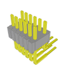Headers, Male Pins - 612-HTMS-106-02-G-D-RA-ND - DigiKey