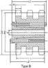 Q-bushed Sprockets -- T40SF102 - Image