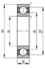R Series Miniature / Instrumentation Ball Bearings -- R10 - Image