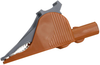 Insulated Alligator Clip, Ex-Large (Elephant Clip), Brown Rohs Compliant Cal Test Electronics - 02AH5933 - Newark, An Avnet Company