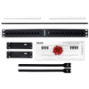 AX105360-CAT 6 Angled Patch Panel, 24 Port, 1U -- CAT 6 Angled PP 24 1U