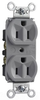 Duplex/Single Receptacle -- 5262-GRY - Image