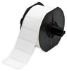 Brady B-489 White Polyester Thermal Transfer Die-Cut Thermal Transfer Printer Label Roll - 2 in Width - 1 in Height - B33-17-489 - 662820-96809 - R. S. Hughes Company, Inc.