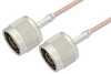 N Male to N Male Cable 12 Inch Length Using RG316-DS Coax - PE33288-12 - Pasternack