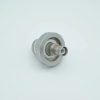 SHV-5 Coaxial Feedthrough, 1 Pin, Floating Shield, 1.285″ Dia SS Weld Adapter, Without Air-side Connector - A0329-3-W - MPF Products, INC.