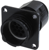 Circular Connector Receptacle Size 17, 16 Position, Panel; Product Range Amp - Te Connectivity - 16H6259 - Newark, An Avnet Company