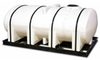 Free Standing Horizontal Bulk Storage Tanks with Sumps - 9398 - U.S. Plastic Corporation
