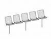 Seating System Allegro, 5-seater, Fixed - 5222899 - Erlau