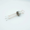 Thermocouple Feedthrough, Type T, 4 Pairs, Screw-type Connector, 1.50″ Dia Stainless Steel Weld Adapter - A0788-1-W - MPF Products, INC.