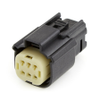 Molex 33472-0601 MX150 6-Pin Connector, Female, 22-14 Ga., Dual Row -- 38409