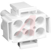 Connector, Soft Shell; Universal MATE-N-LOK II; 6; Plug; Nylon; White; 31 A - 70087355 - Allied Electronics, Inc.