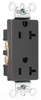Duplex/Single Receptacle -- 26352-GRY - Image
