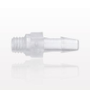 Threaded Connector, Barbed, Natural - 11708 - Qosina Corp.